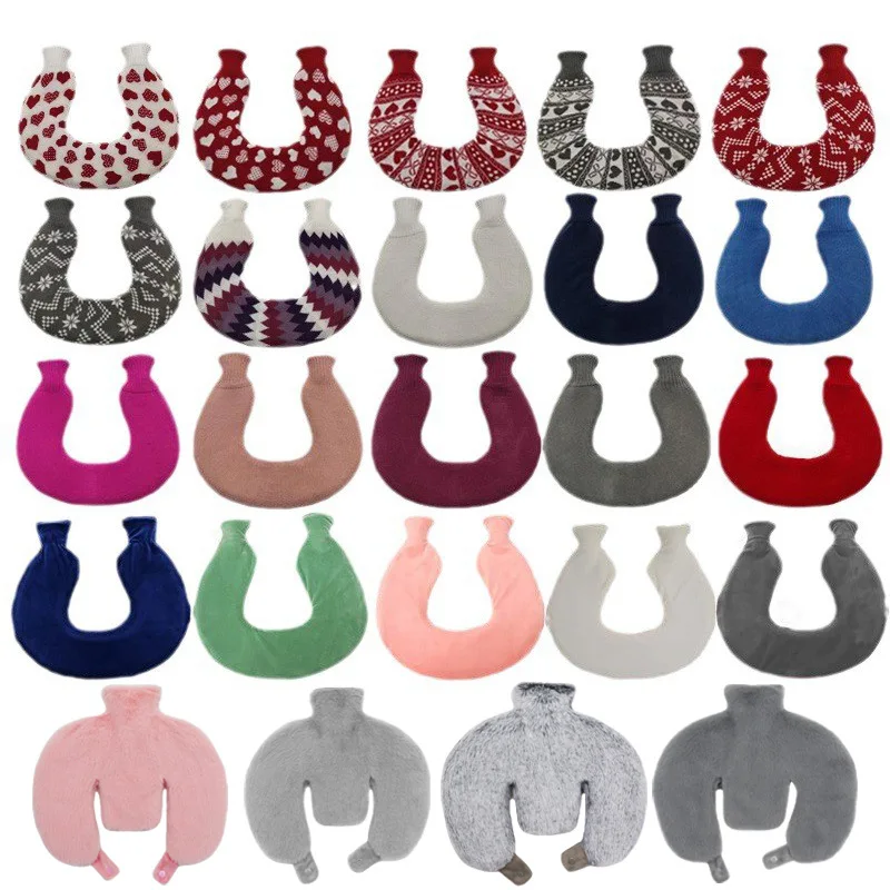 Утолщенная Грелка Для Рук И Защита Плеч U-образная Двусторонняя Теплая Бутылка С
