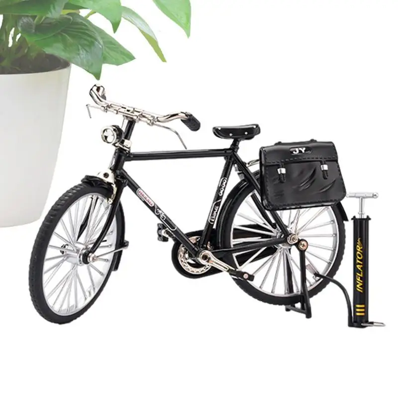 

DIY Bicycle Model Scale Kit For Adults Retro Miniature Finger Mountain Bike Model Diecast Toys for Gifts Home Office Decor
