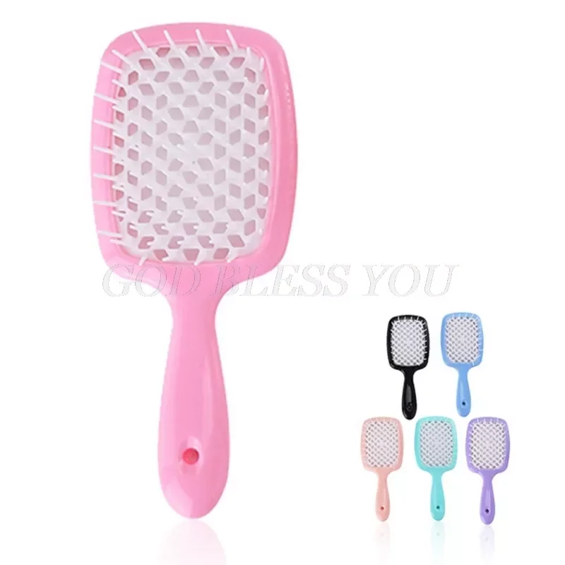 

NEW2023 Vented Hair Brush Salon Styling Tools Large Plate Combs Massage Girls Ponytail Comb for Home Use Drop Shipping