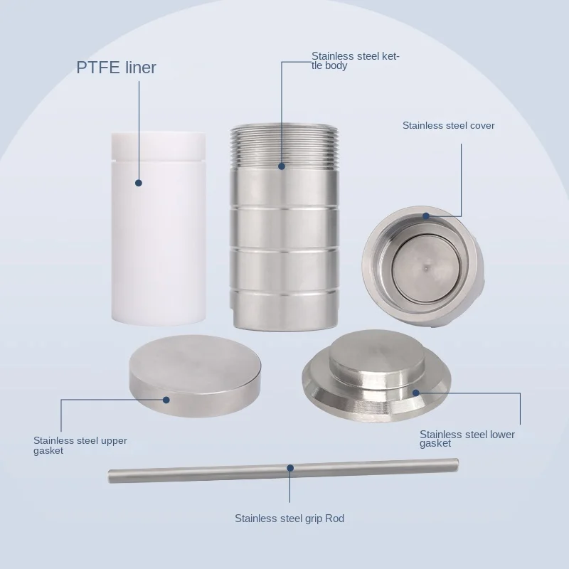 

Lab PTFE PPL Lined Stirring Micro Autoclave Reactor Hydrothermal Synthesis Autoclave Reactor Chemical PTFE Lining Reactor