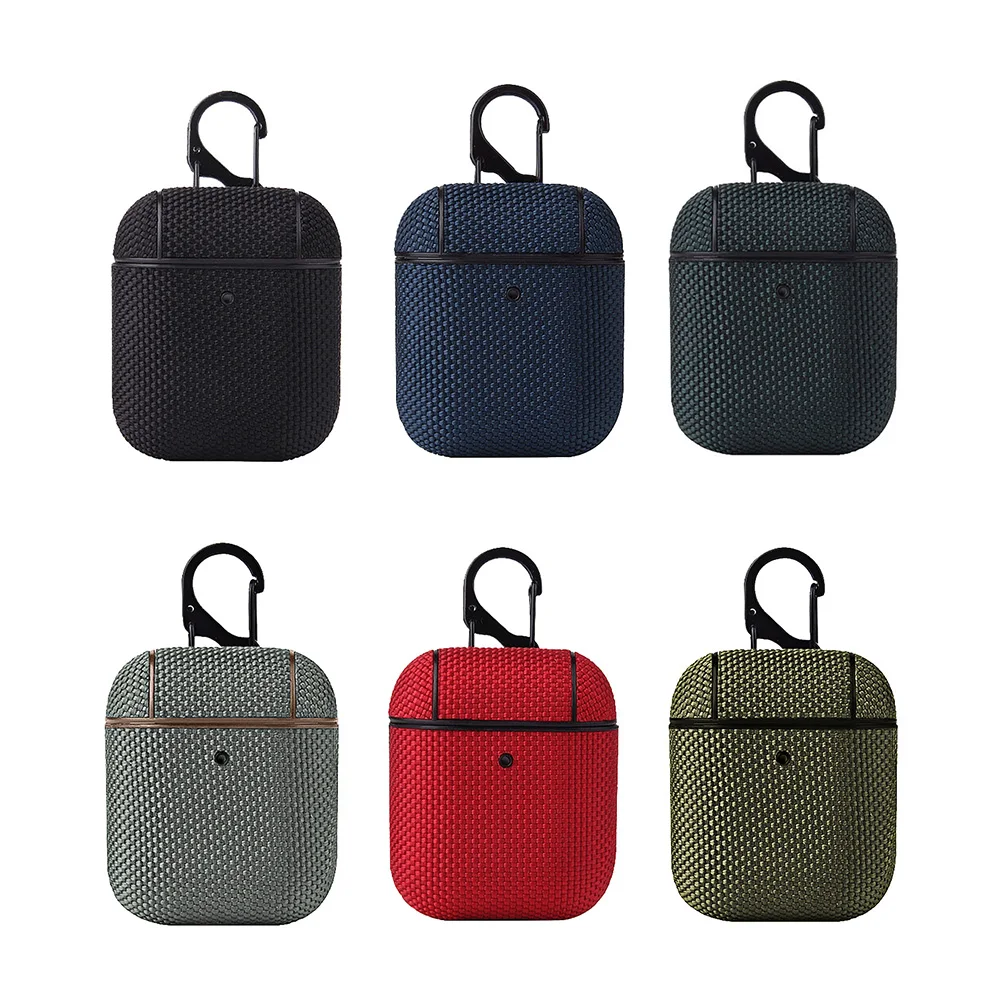 

Soft Nylon Case Shell Skin Sleeve for Airpods 1/2 Bluetooth-compatible Earphone Charging Compartment Cover Protective Accessory