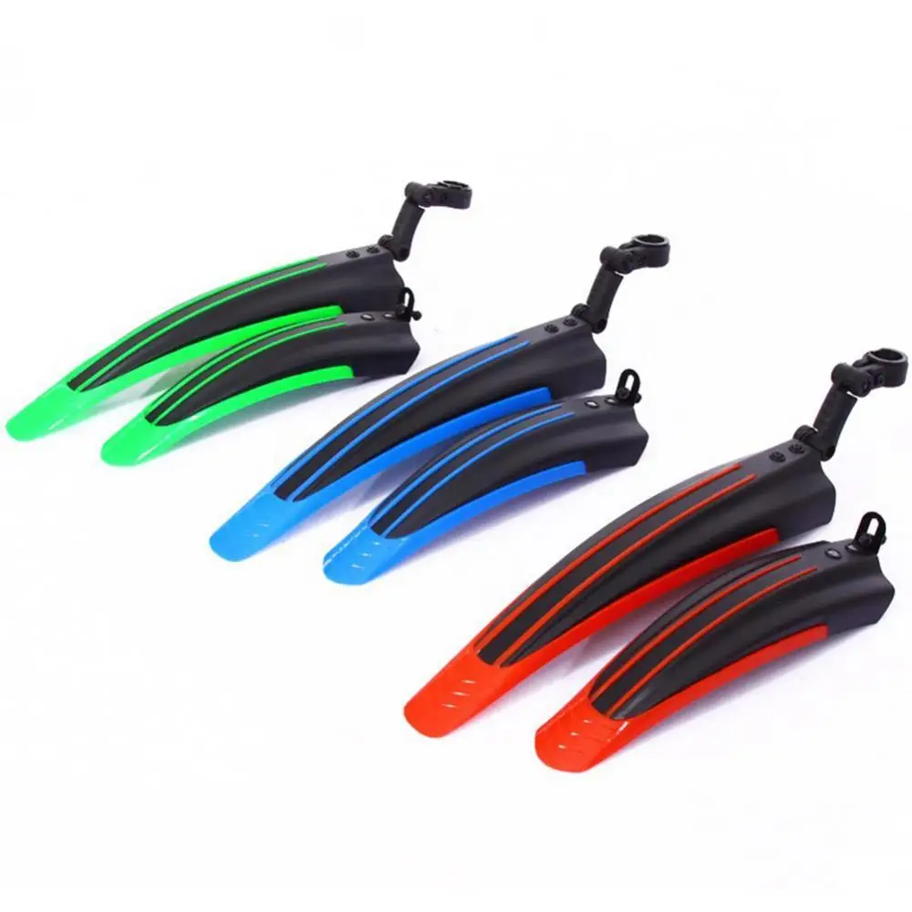

Mudguard 2Pcs Plastic Fender Stylish Mountain Bike Bicycles Front Rear Fenders Set