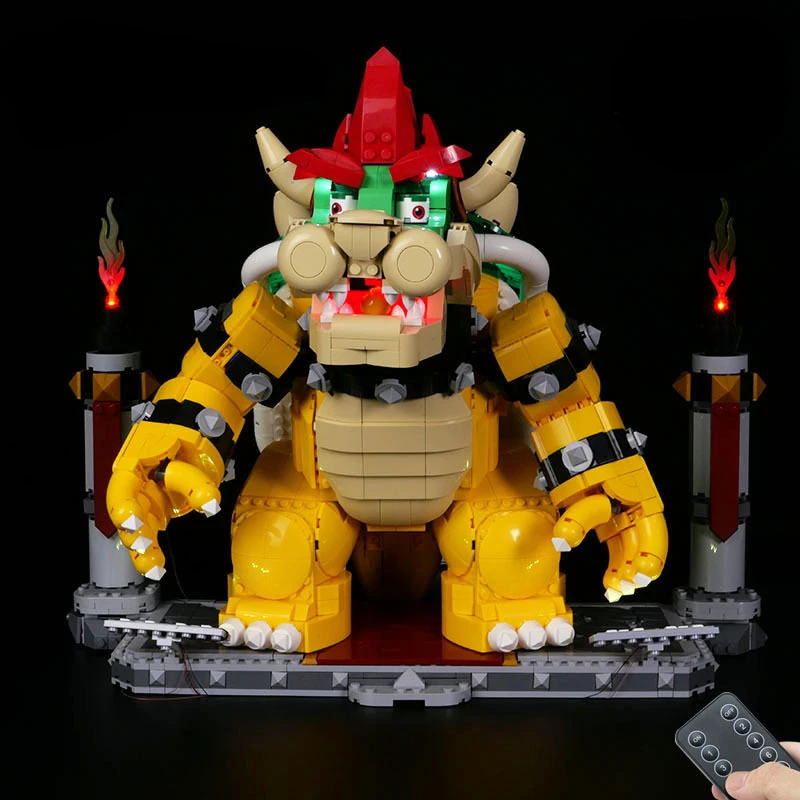 Не входит в комплект строительных блоков Φ Kit для Mighty Bowser 71411 игрушки сделай сам