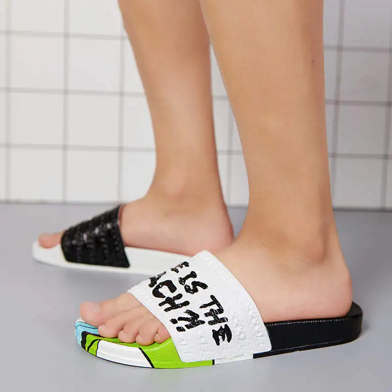 

Шлепанцы мужские резиновые, повседневная Осенняя обувь, дизайнерские брендовые люксовые тапки для тренировок и тенниса