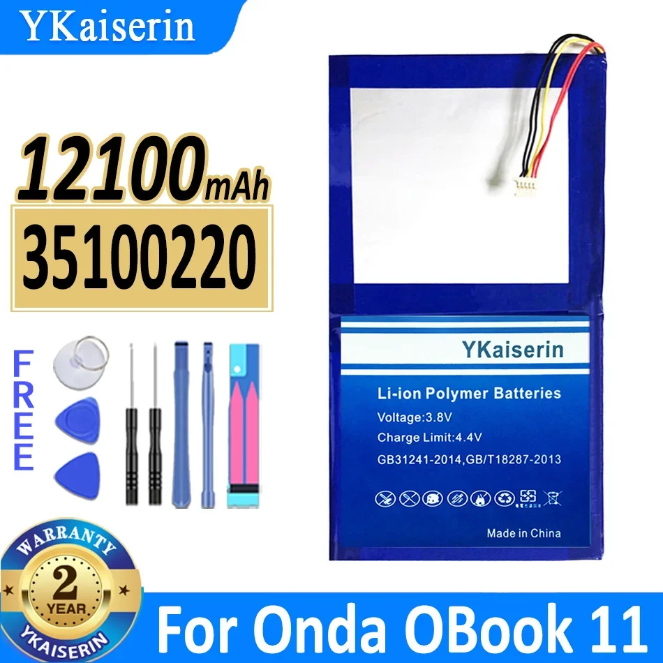 

12100mAh YKaiserin Battery 35100220 (OBook11) For Onda OBook 11 OBook11 Laptop Batteries