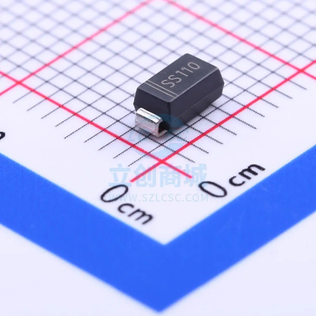

free shipping 100V 1A 850mV@1A SS110G50pcs