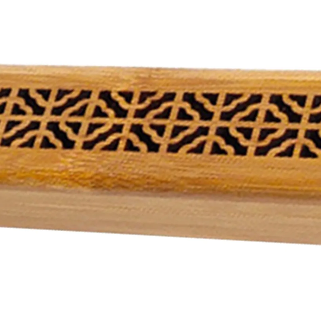 Bamboo Wood Incense Stick Holder Ash Burner Wooden Incense Holder Insence Box Ash Burner images - 6