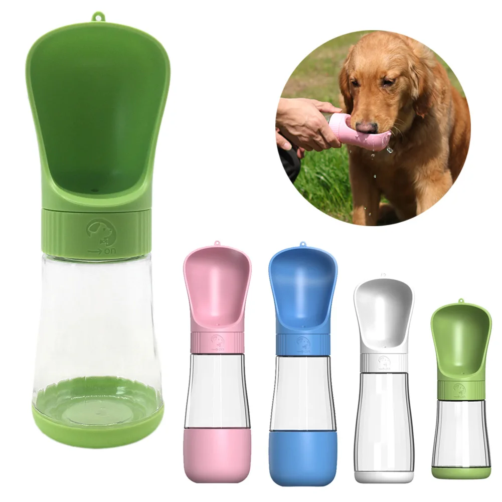 Портативная бутылка для воды собак питатель маленьких больших чаша прогулок на