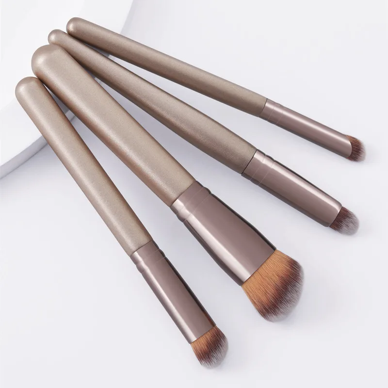 

Набор кистей для макияжа цвета шампанского, 4 шт.