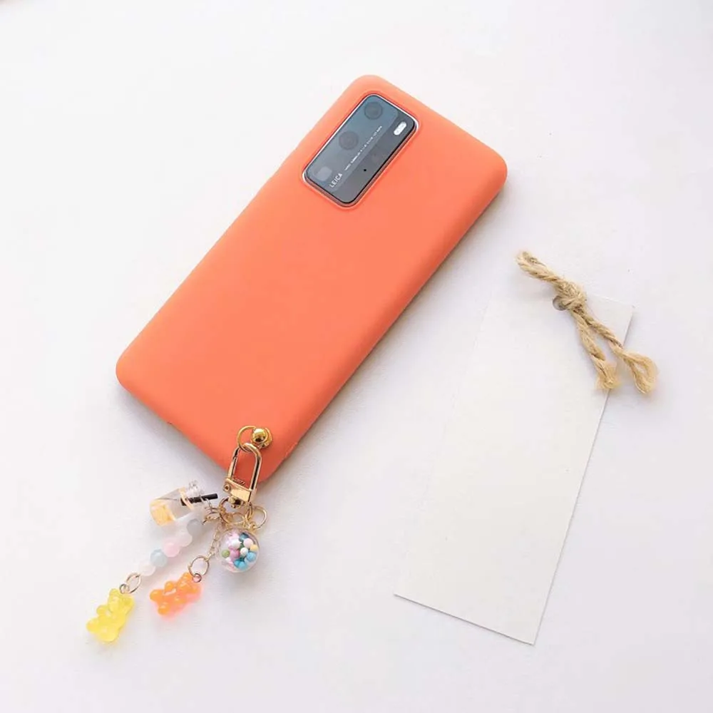 Милый Ins Candy Rainbow Gummy Bear в форме сердца для девочек защитный чехол наушников с