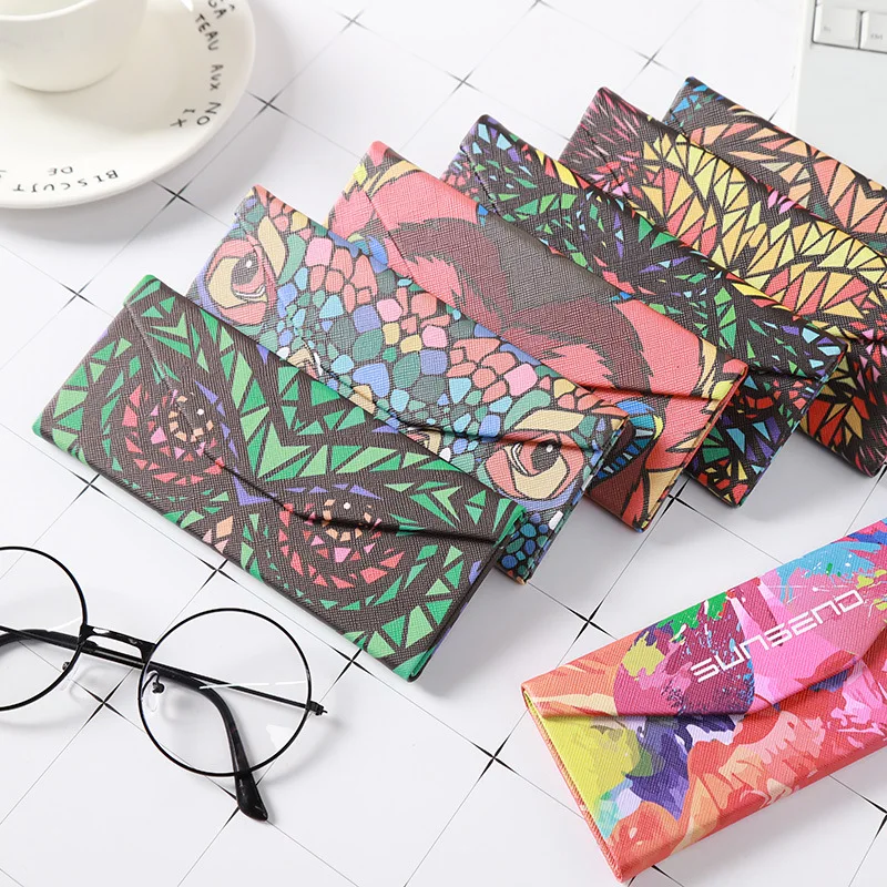 

Высококачественные Полиуретановые футляры для очков, Модная складная сумка для солнцезащитных очков, портативная треугольная защита для очков