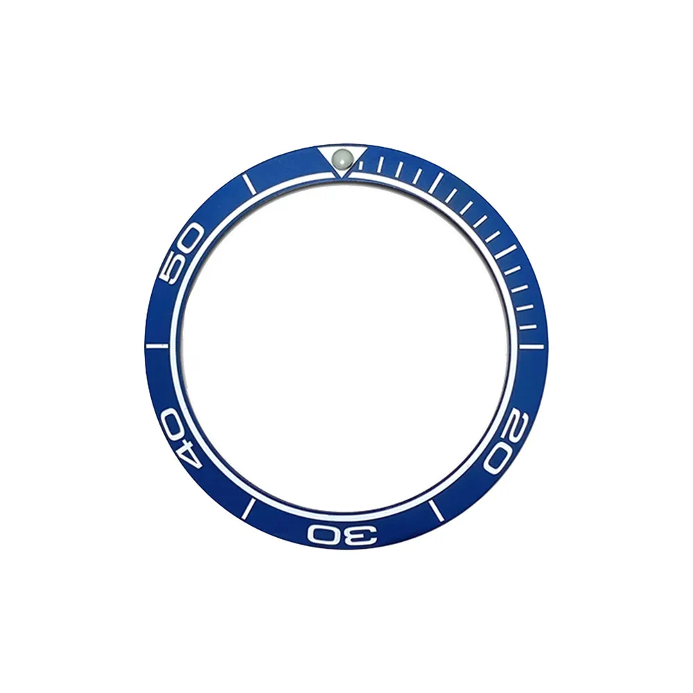 

38mm Ceramic Watch Bezel for Sk007 Movement Insert Ring Repair Tool Replacement Bezels Watches Accessories Inner Diameter 30.6mm