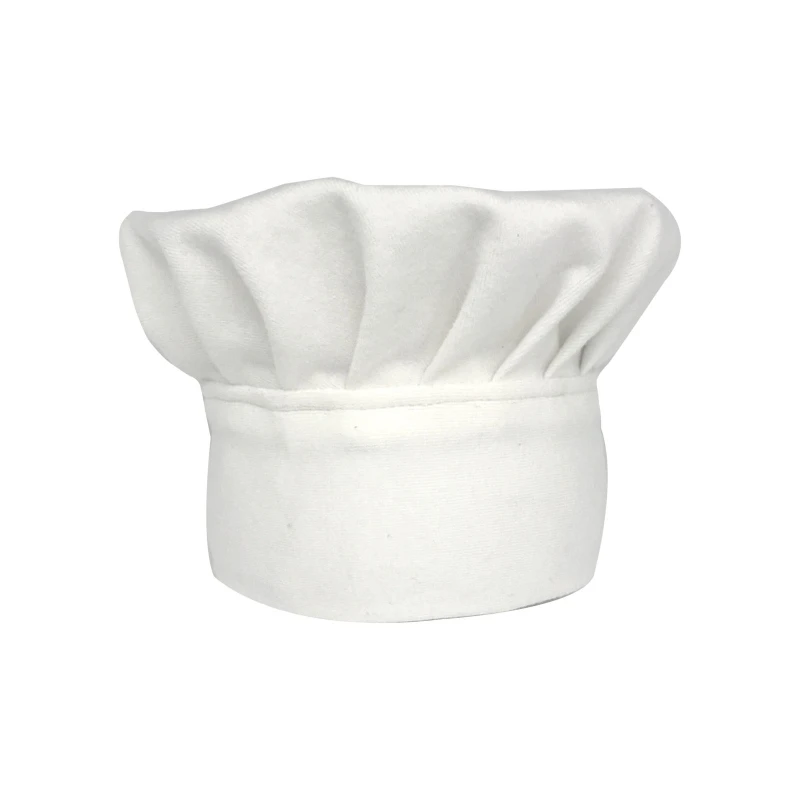 

Newborn Photography Props Baby White Chef Beanie Cap Soft Cotton Hat Headwear Infants Photo Fotografia Bonnet