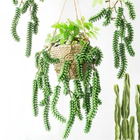 70cm tropical vines artificial succulent plants rattan wall hanging leaves ivy fake tree branches for home garden outdoor decor