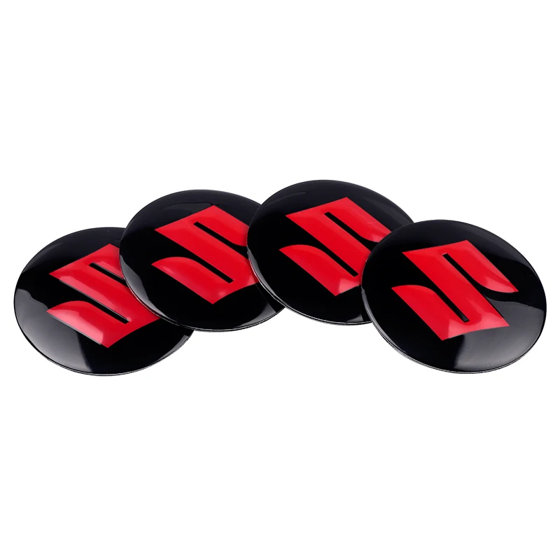 

4 шт., 56 мм, алюминиевый автомобильный значок, колпаки для центральной ступицы колеса, наклейки для Suzuki Grand Vitara SX4 Swift Jimny Kizashi Liana Wagon
