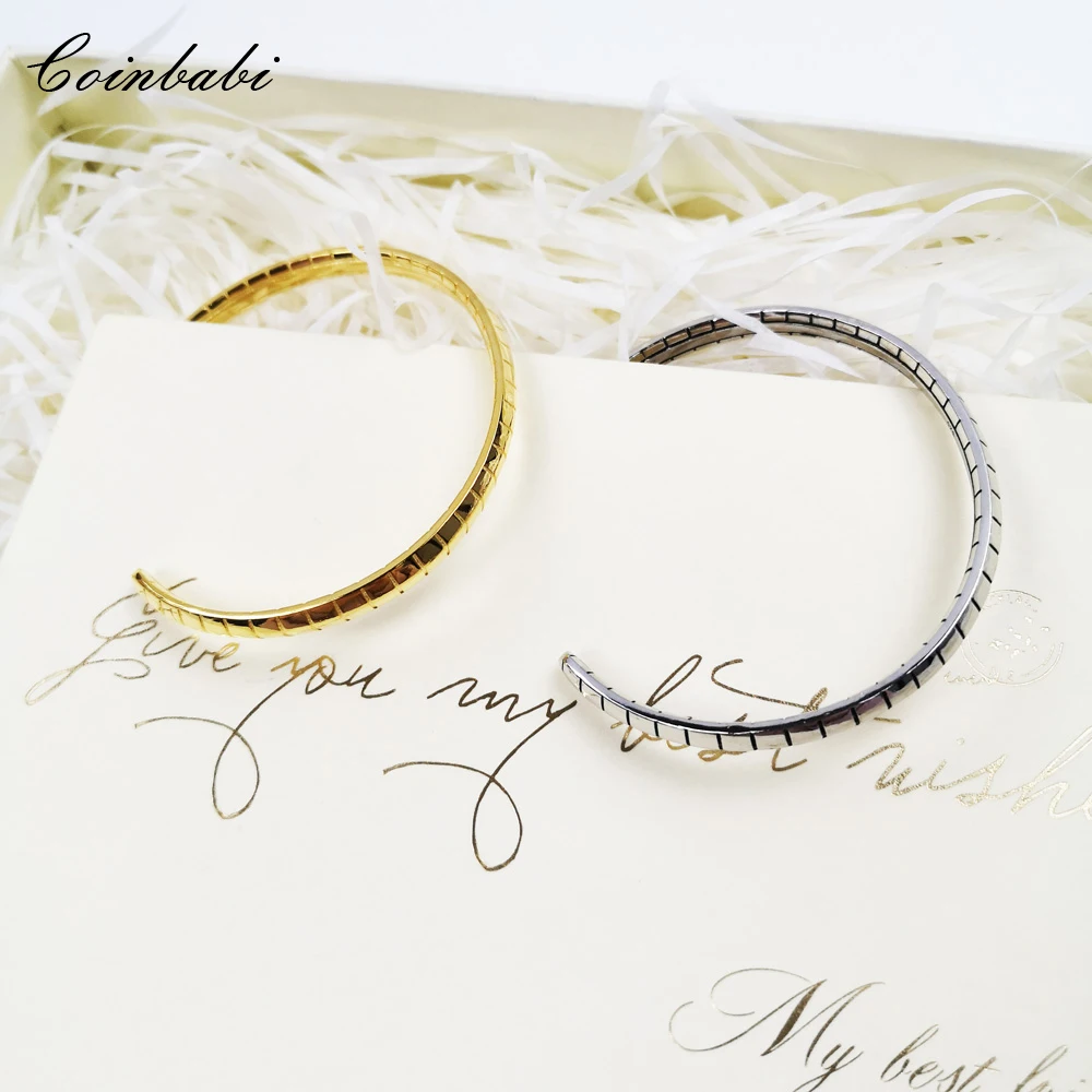 

Bangle Snakeskin 925 Sterling Silver Golden Fine Jewelry Europe Styling Vintage Bracelet High Fashion Meaningful Gift For Women