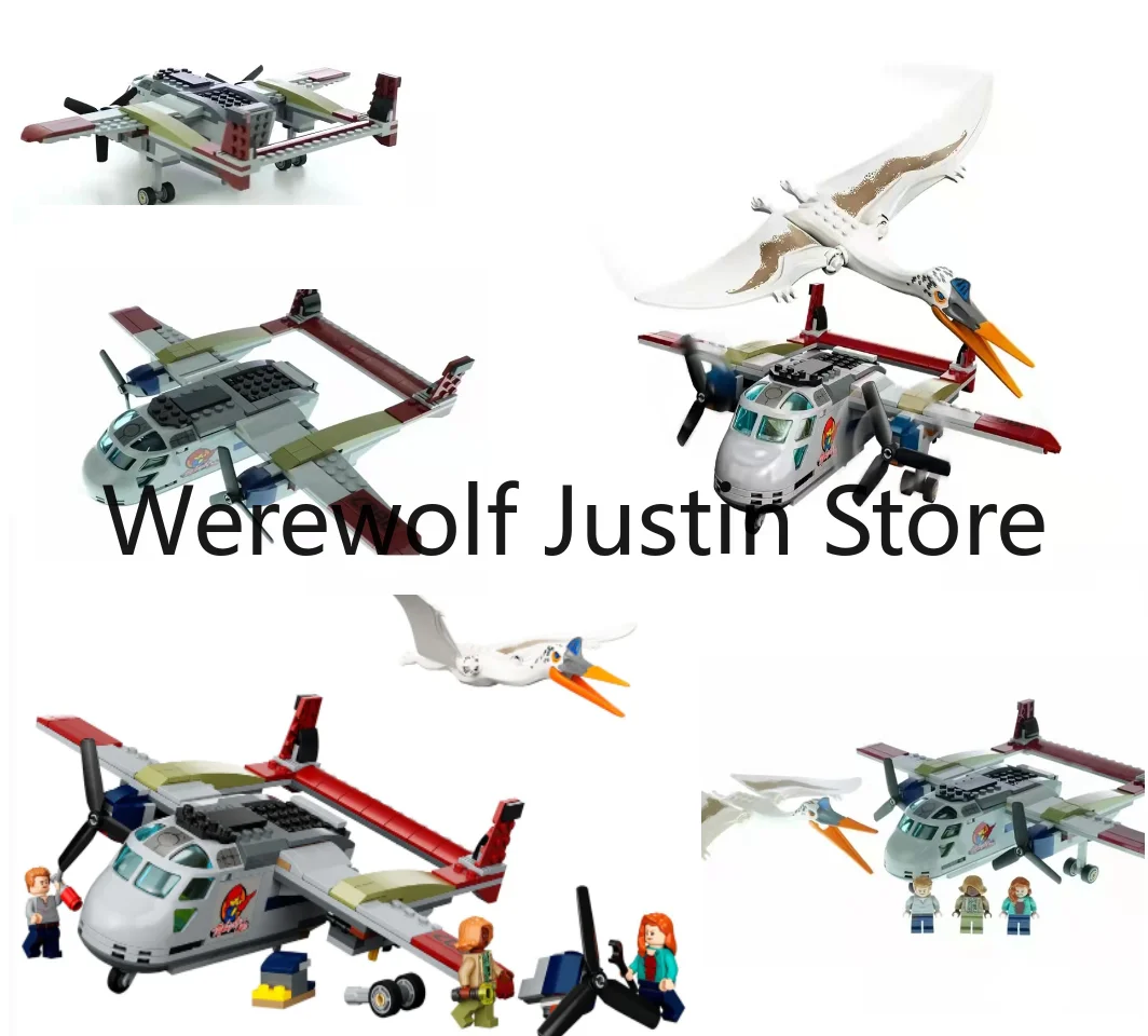 В наличии DIY динозавр MOC 76947 гоняющийся ветер команда дракона семейное украшение