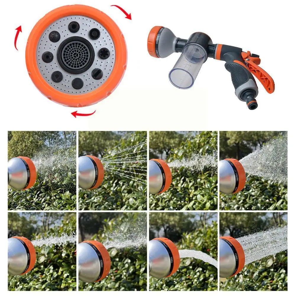 

Adjustable Car Washer Gun High Pressure Washer Foam Nozzle Hose Cleaning Garden Spray Nozzle Disinfection N4f9