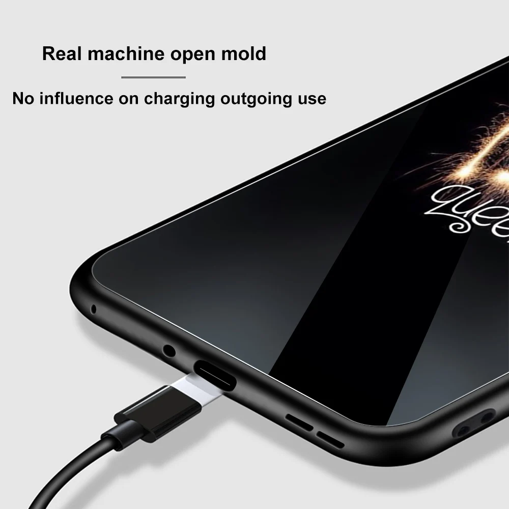 Heart Queen Case For Oneplus 9 Pro 10 8 8T 7T 7 6T 6 Pro 9R 9RT 5G Tempered Glass Cover For One Plus Nord N10 N100 2 5G Fundas