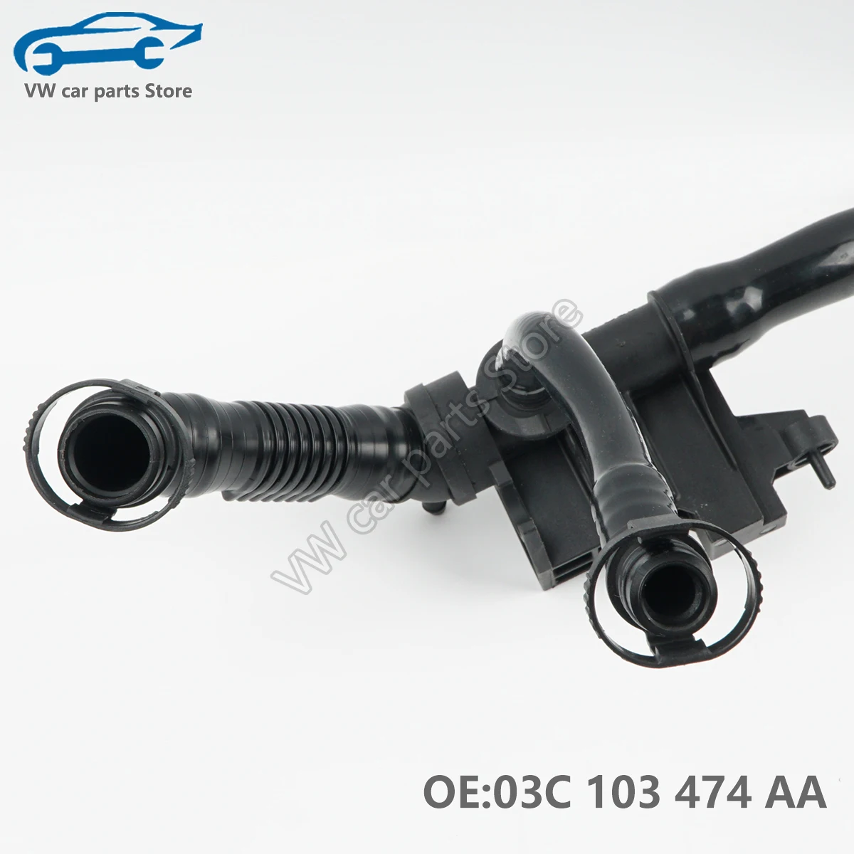 Фото 03C 103474 AB для EA111 Audi A1 VW EOS Scirocco Golf Tiguan Passat Touran Beetle Jetta выхлопная труба вентиляционного канала 03C 103 474 K №4