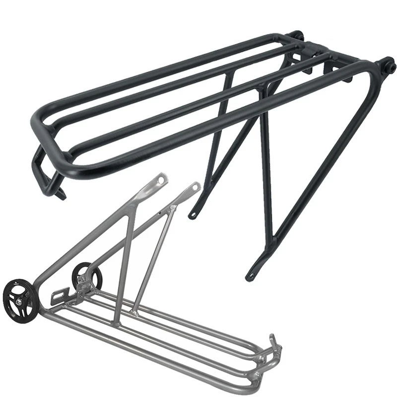 

Quality For Brompton Folding Bike Standard Rack For 3Sixty Brompton Standard Rear Rack Bicycle Shelf Accessories