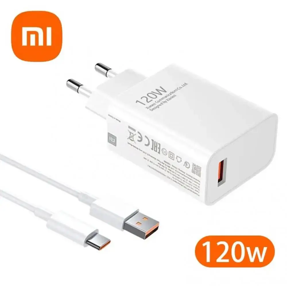 Оригинальный зарядный кабель Xiaomi 120 Вт 67 33 с портом USB Type-C шнур для быстрой зарядки