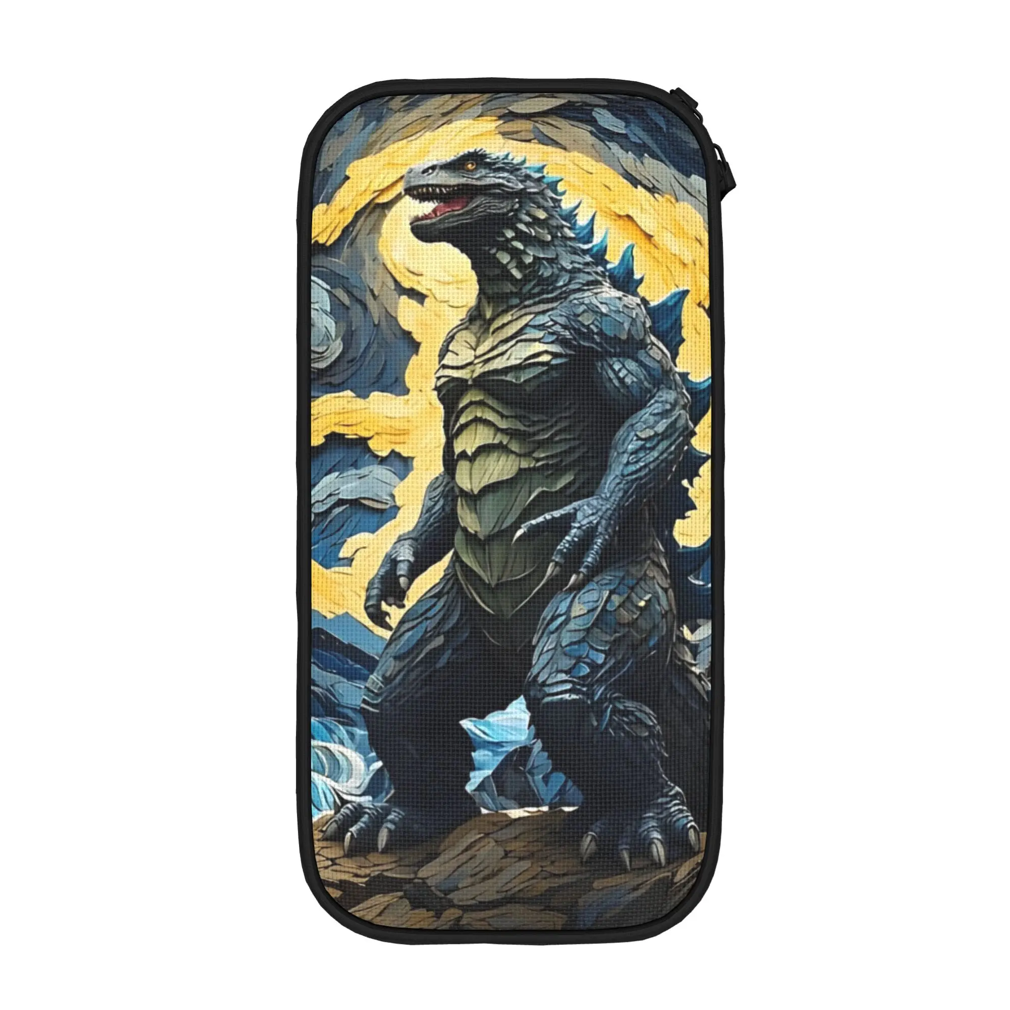 Фото Пеналы Monster G-Godzillas: Забавные японские пеналы-кайку для девочек и мальчиков, большая сумка для ручек, косметичка, офисный пенал для хранения №2