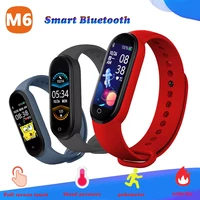 m6 sports bracelet men women fitness watch tracker heart rate monitor waterproof sport smartwatch for xiaomi iphone android