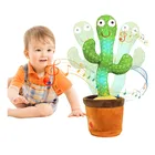 Кактус Bailarn, плюшевые игрушки, танцующий кактус, планшетофон, запись, мягкие игрушки, развивающие игрушки для детей