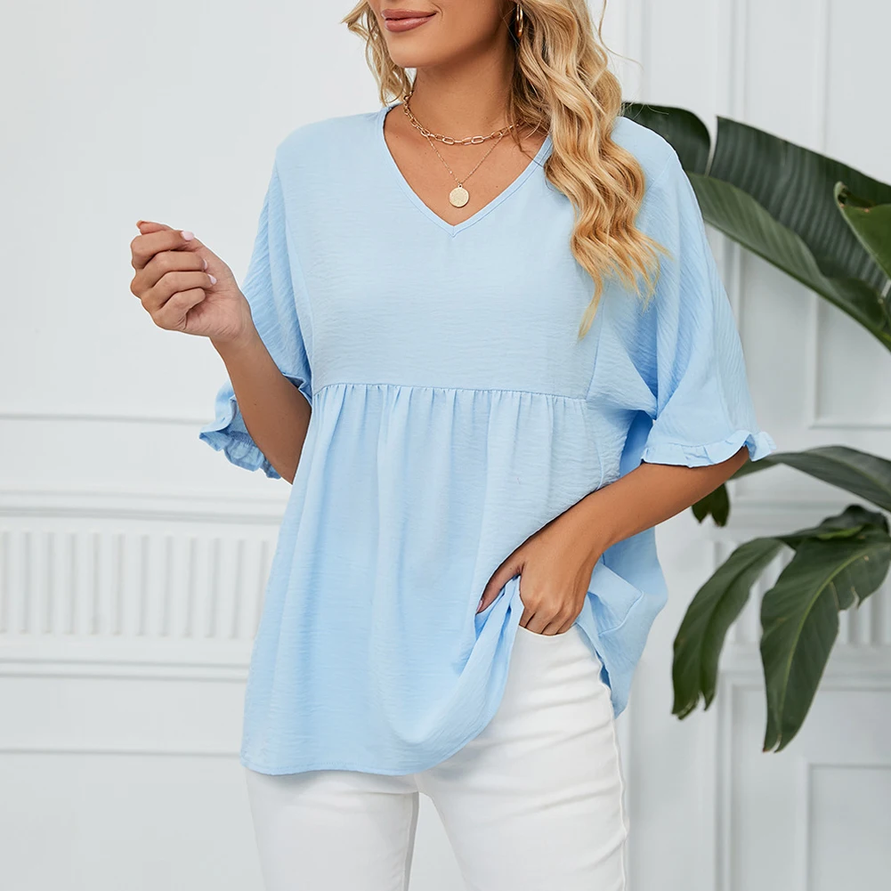 Рисунок 2 - Блузка женская шифоновая однотонная