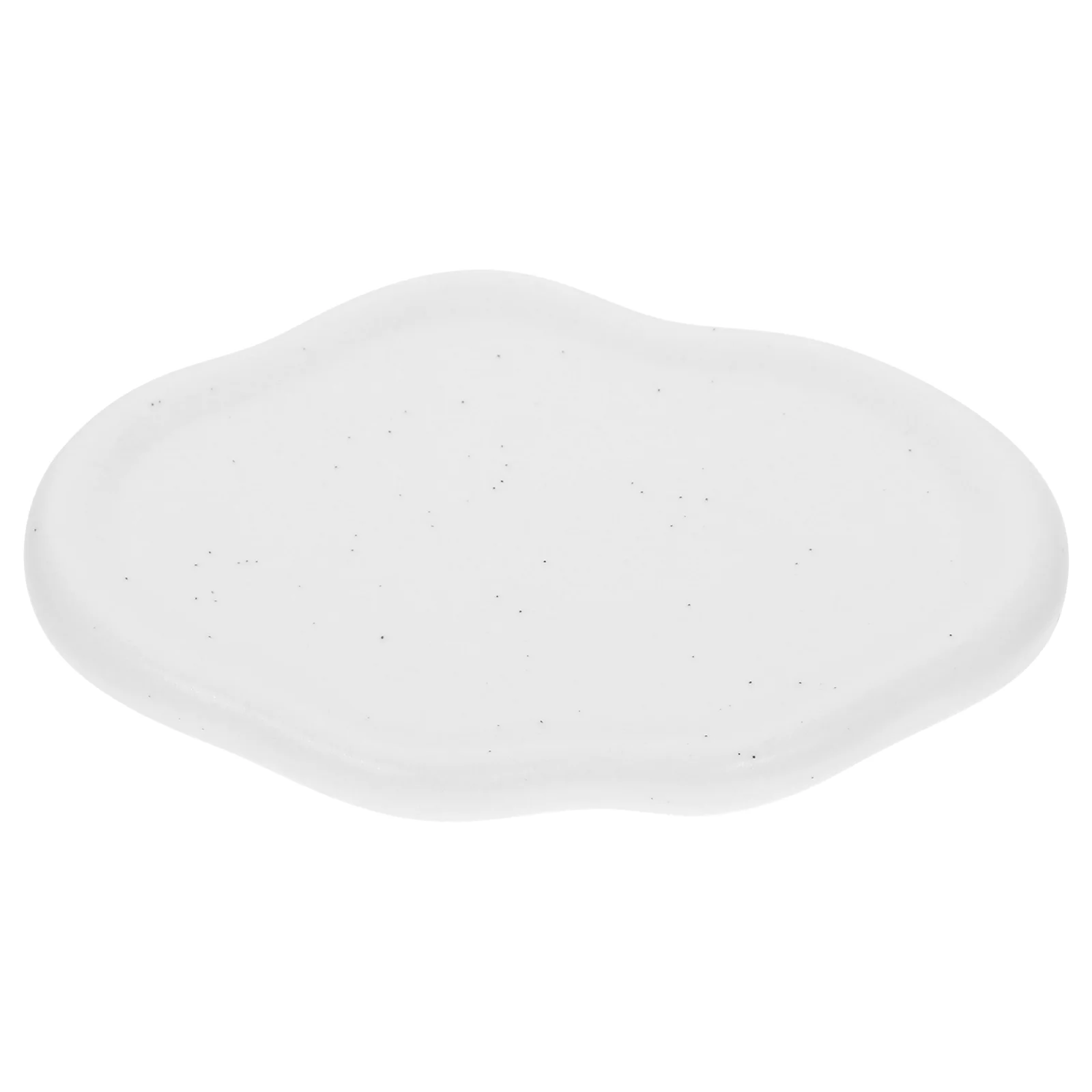 

Ring Dish Holder Ceramic Irregular Plate Jewelry Trinket Tray Dining Table Decor
