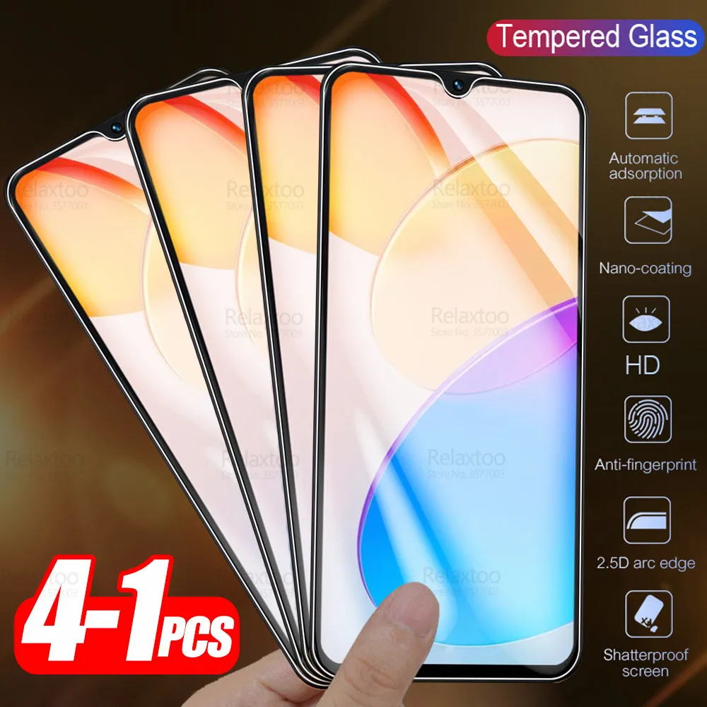 

Стекло для Honor X5 1-4 шт., закаленное стекло для Honor X5, 4G, 2022, Honar, Honer, Xonor, X 5, 6,5 дюйма, Защитная пленка для экрана, Защитная пленка для телефона