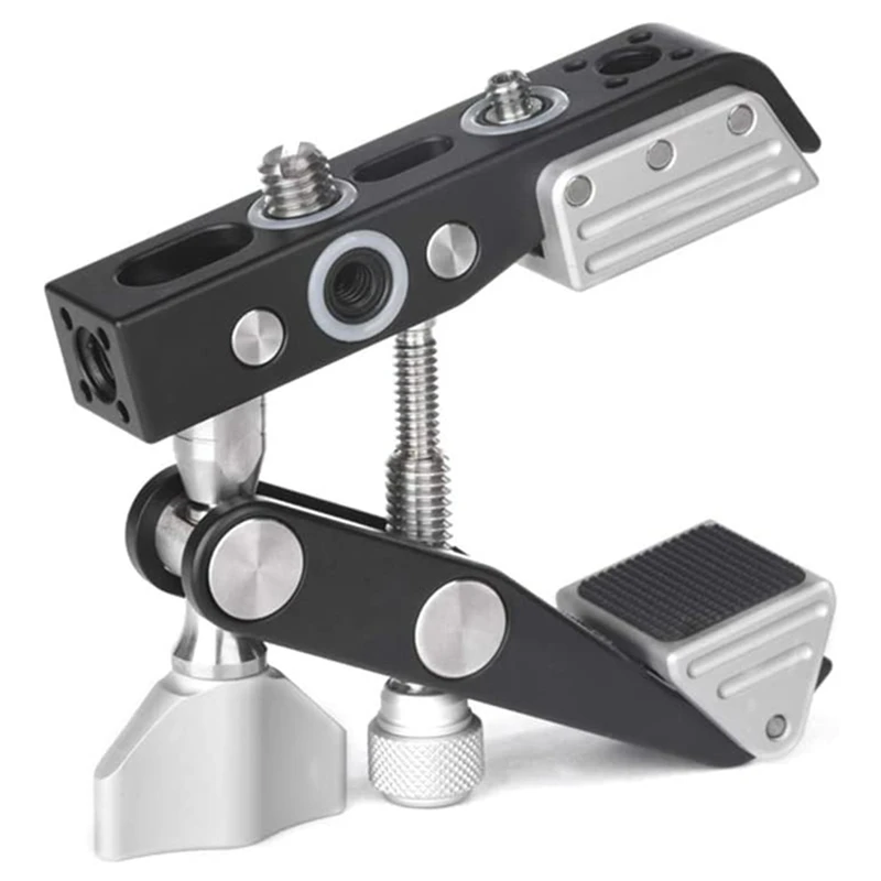 

HOT-Super C-Clamp Camera Support Clamp Desktop Mount Stand Holder With 1/4 And 3/8 Thread For Studio Photography DSLR Camera