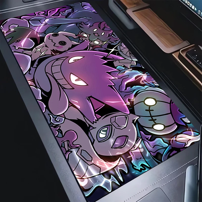 Коврик для мыши Аниме P-pokemon-Gengar Grande Настольный коврик Игровые аксессуары Prime Purple