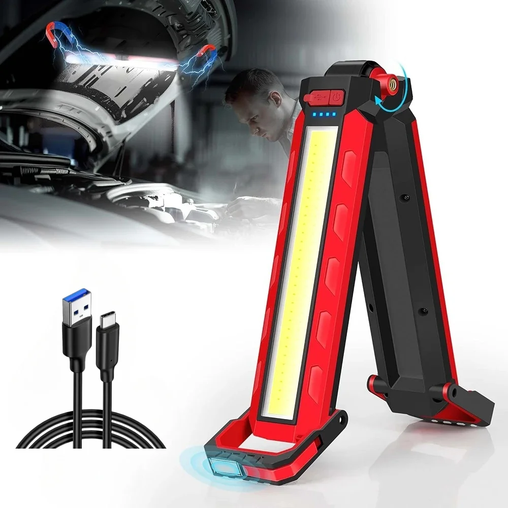 

Складной светодиодный фонарь 20Вт COB 4000 мАч