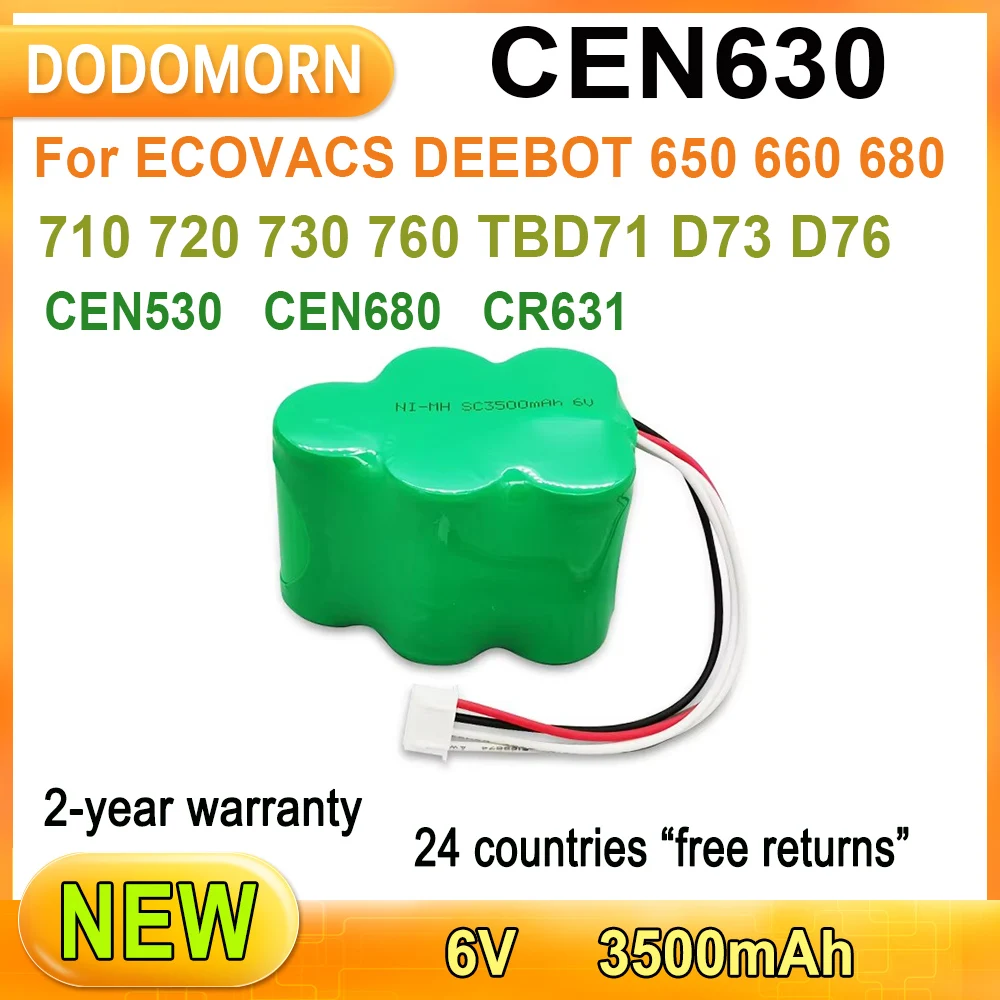 2 шт. высококачественный сменный аккумулятор для ECOVACS DEEBOT 650 660 680 710 720 730 760 TBD71 D73 D76