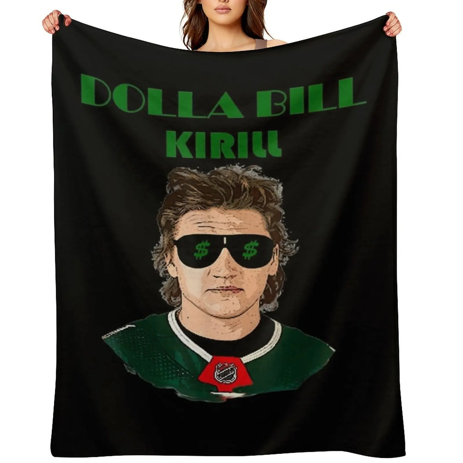 Фото Плед Dolla Bill Kirill, Kirill Kaprizov, роскошный брендовый плед для младенцев, пушистые пледы №1