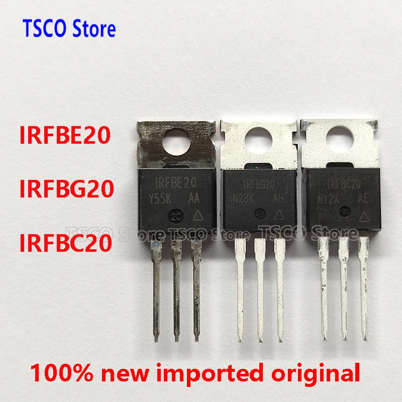 

(10 шт.) IRFBC20 IRFBE20 IRFBG20 новый оригинальный