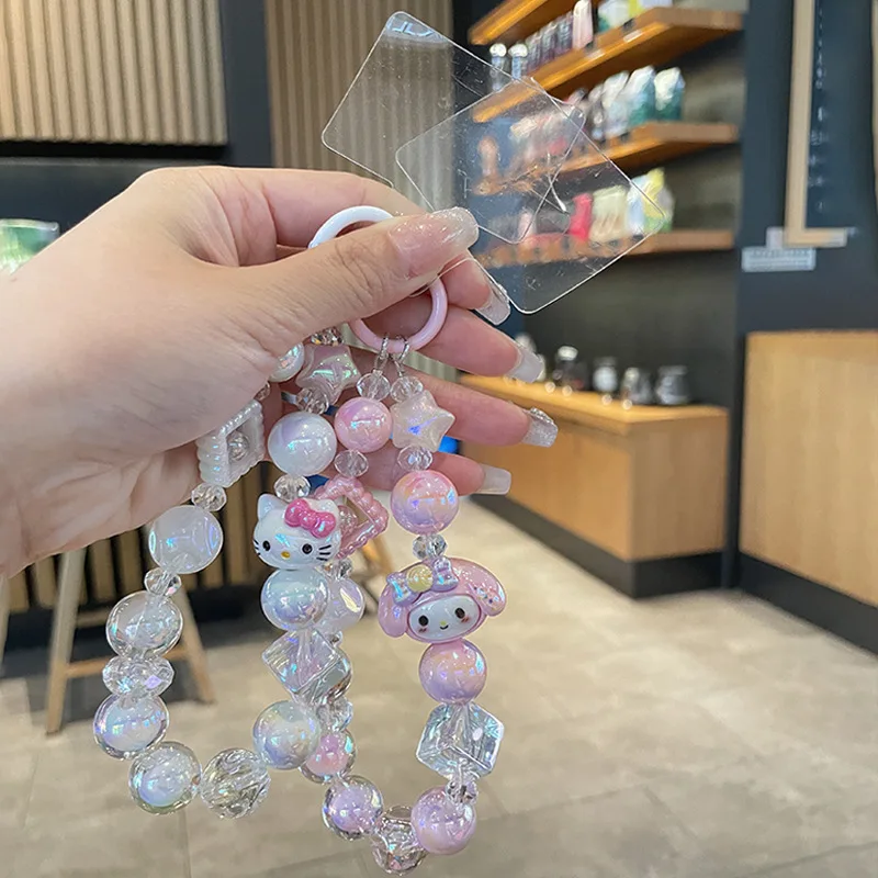 Женская цепочка для телефона милый брелок в виде коричной цепочки девочек Y2K вещи