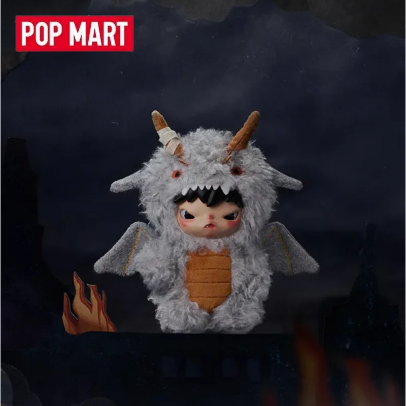 Фото POP MART Hirono Mist Walker Series: Плюшевая кукла-подвеска, оригинальная таинственная коробка (слепая коробка), игрушка-сюрприз, милая аниме-фигурка №1