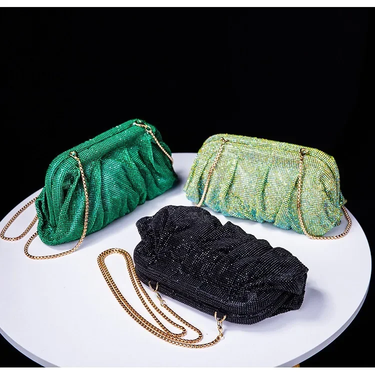 

Diamond-encrusted shoulder bag 2023 new women bag female fashion all-in-one high texture luxury designer handbag wholesale
