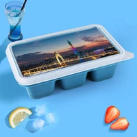guangzhou city homebar party kitchen whiskey cocktail ice cube tray silicone sphere popsicle mold with lid hielo molde helado