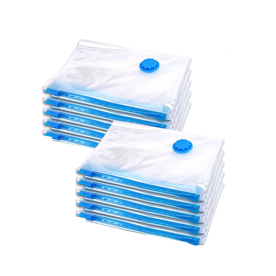 5PCS Vacuum Storage Bag Set Save Space Sealer Bags Home Storage Organization Compression Bags Used For Clothes Pillows Bedding