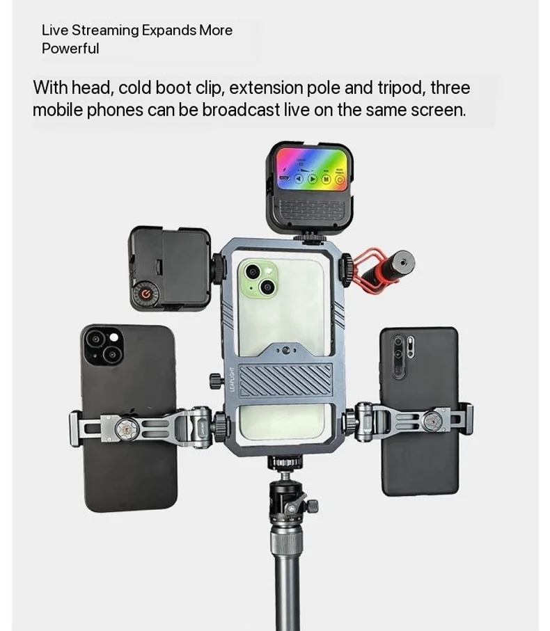 Универсальный ручной держатель для смартфона Leaplight Iphone 15 14 Pro / Max Samsung Huawei