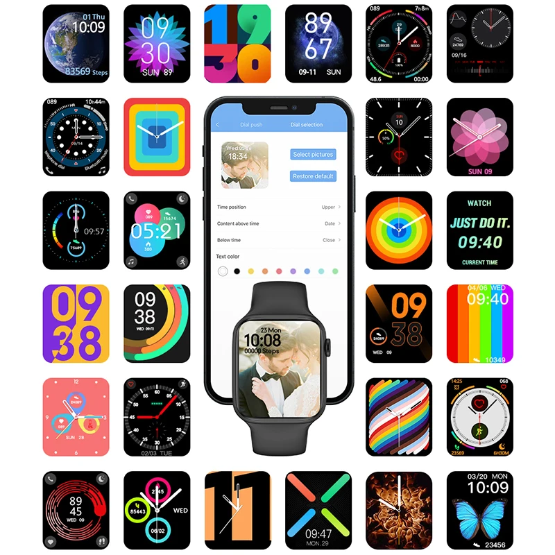 10 шт. W27 Pro NFC Bluetooth Вызов Беспроводная зарядка пользовательский набор спортивные