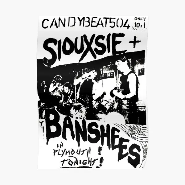 

Siouxsie Flyer Poster Decor Decoration Mural Modern Room Print Vintage Home Picture Funny Art Wall Painting No Frame