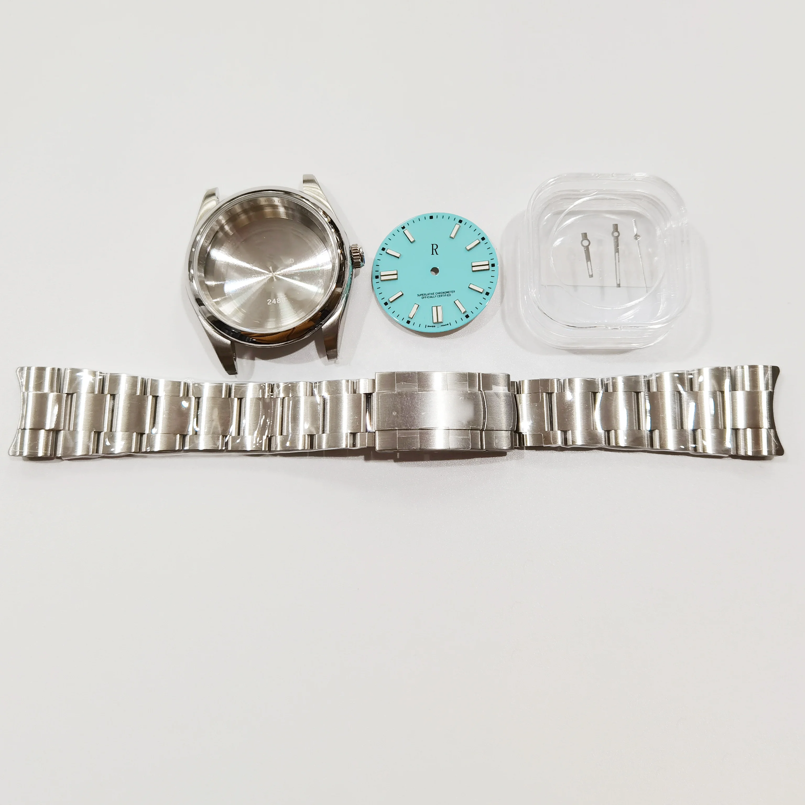 Комплект корпуса часов Oy-ster 41 мм высококачественный чехол для аксессуаров из