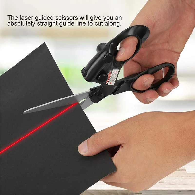 

Professional Laser Guided Sewing Scissors DIY Infrared Positioning Laser Stainless Steel Scissors for Needlework Sewing Supplies