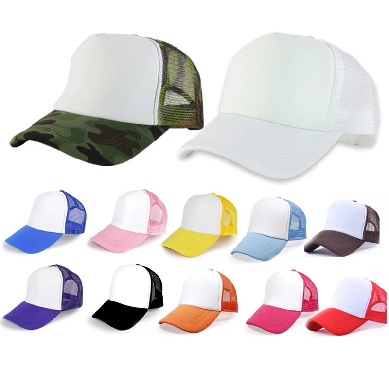 

QBHAT Wholesale Men Hat Net Cap Adjustable Snapback Baseball Caps Outdoor Mesh Trucker Hats Casual Parent-child Cap Gorras
