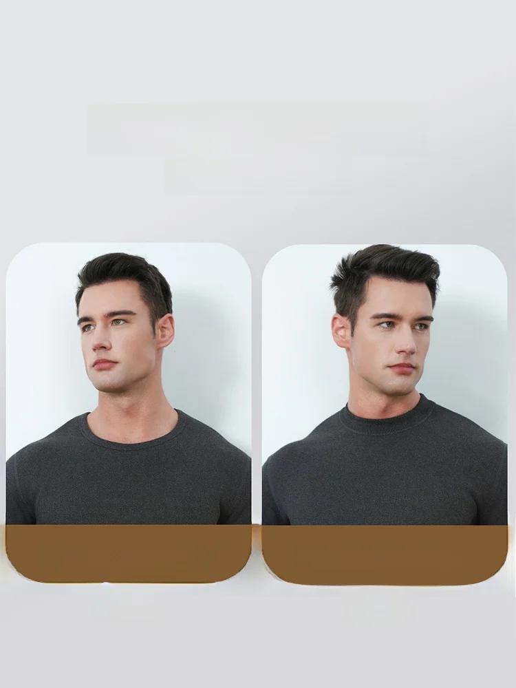 Nanjiren High Collar Men's Thermal Underwear Thickened Fleece-lined Winter Heating Bottoming Top Heattech Long Johns Set